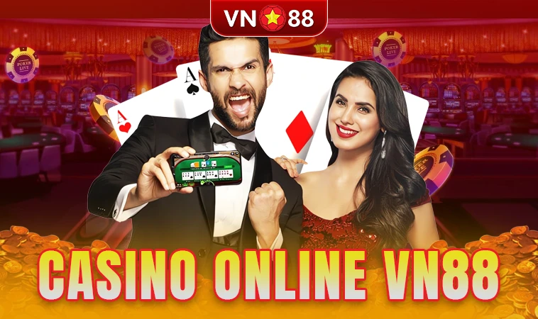 Sảnh Casino Online VN88 thiết kế giao diện đẹp, chuyên nghiệp