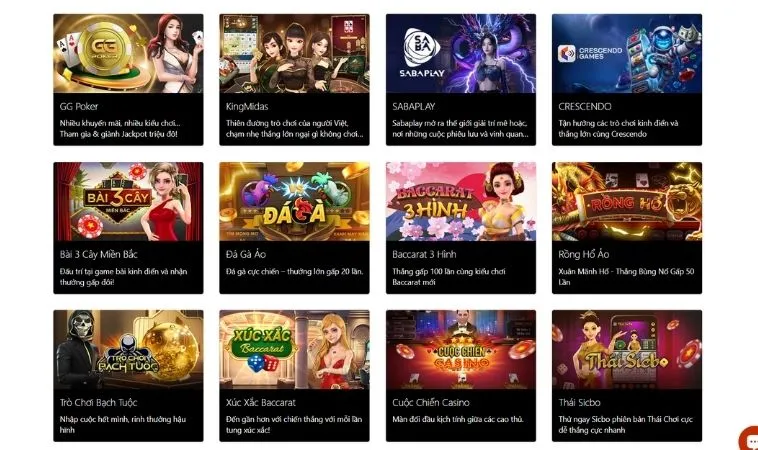 Đa dạng các thể loại game nhanh để trải nghiệm tại VN88