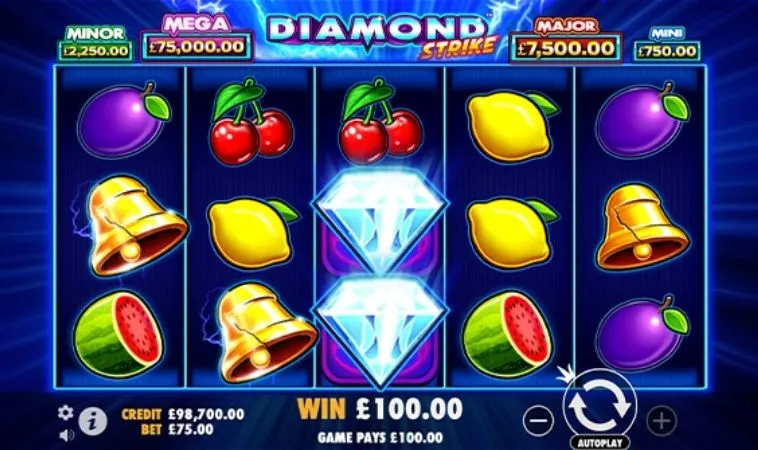Giao diện chơi game Nổ Hũ Kim Cương Hấp Dẫn Tại VN88