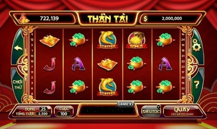 Đồ họa game Nổ Hũ Thần Tài May Mắn Tại VN88 thiết kế đẹp, ấn tượng